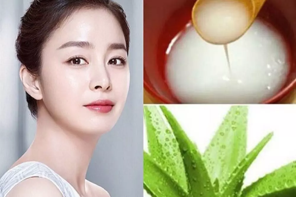 Làm trắng da body với lô hội và nước vo gạo Làm trắng da body với lô hội và nước vo gạo