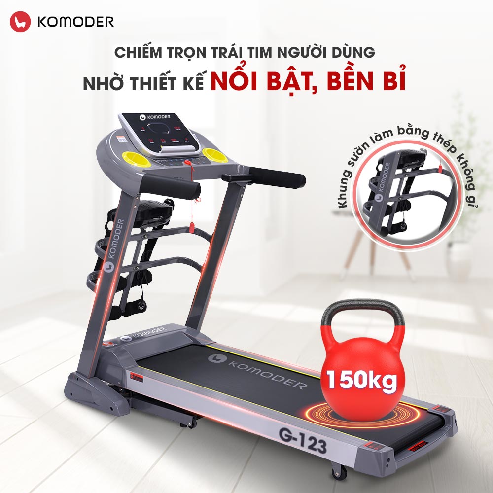 MÁY CHẠY BỘ KOMODER G-123 may chay bo komoder g 123 4