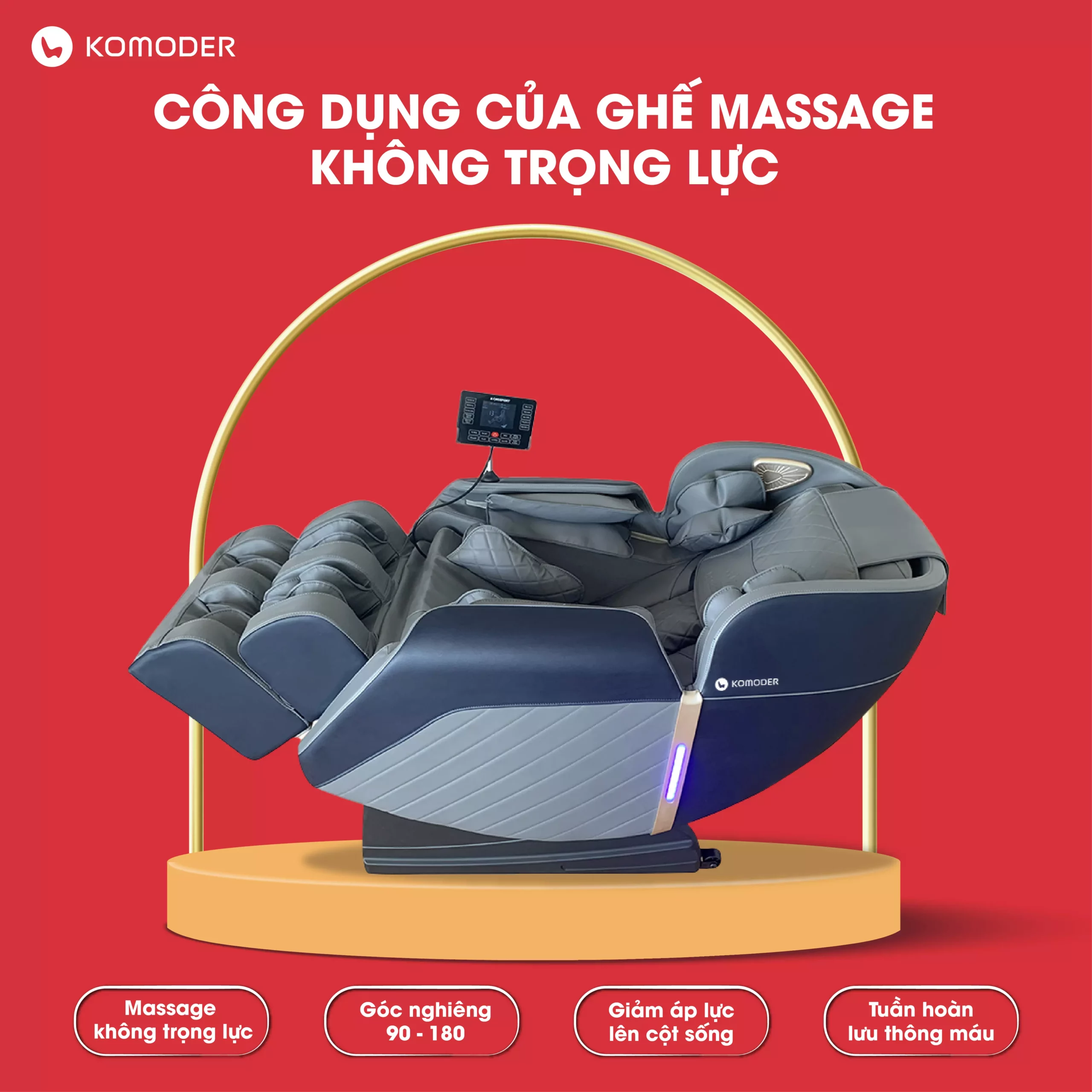 công dụng  của ghế massage không trọng lực