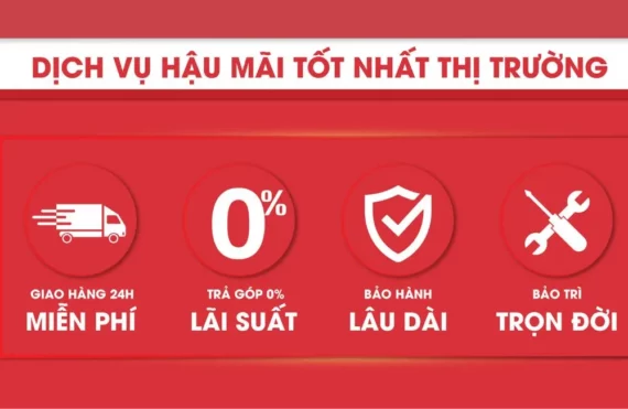 Hỗ trợ chương trình trả góp 0%