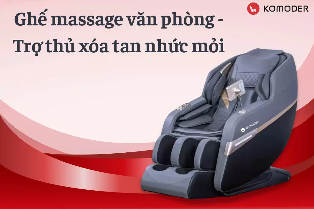 Ghế massage văn phòng giúp thư giãn mỗi ngày