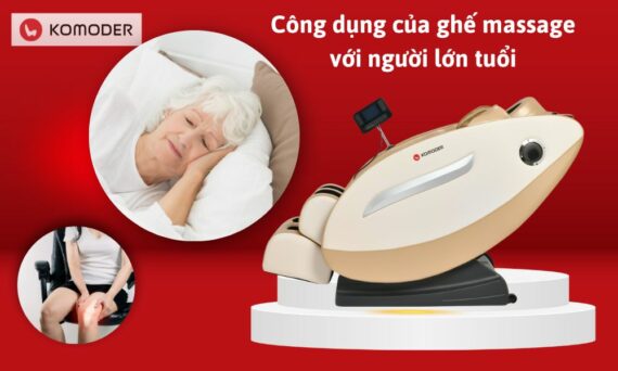 Công dụng của ghế massage với người lớn tuổi