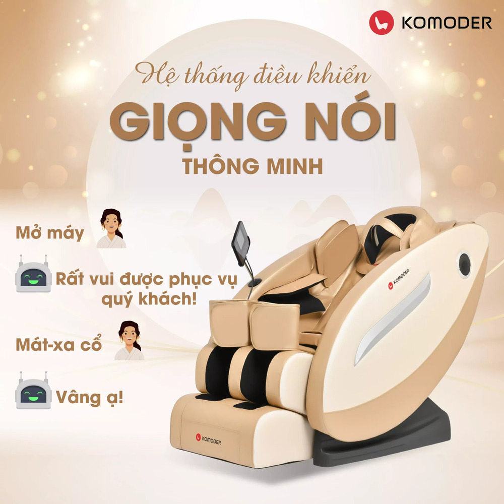 Review ghế massage dưới 20 triệu giá rẻ có tốt không Ghế massage dưới 20 triệu điều khiển bằng giọng nói