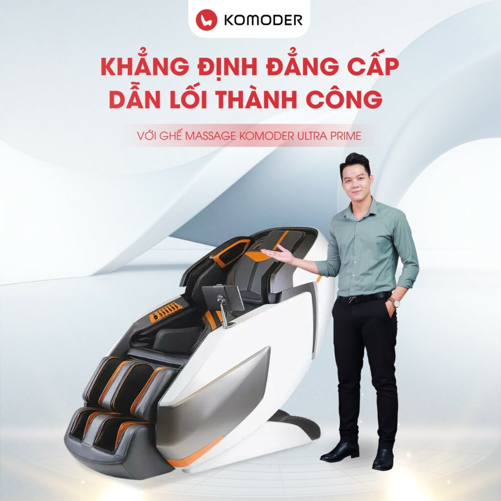 Giới thiệu thương hiệu ghế massage Komoder