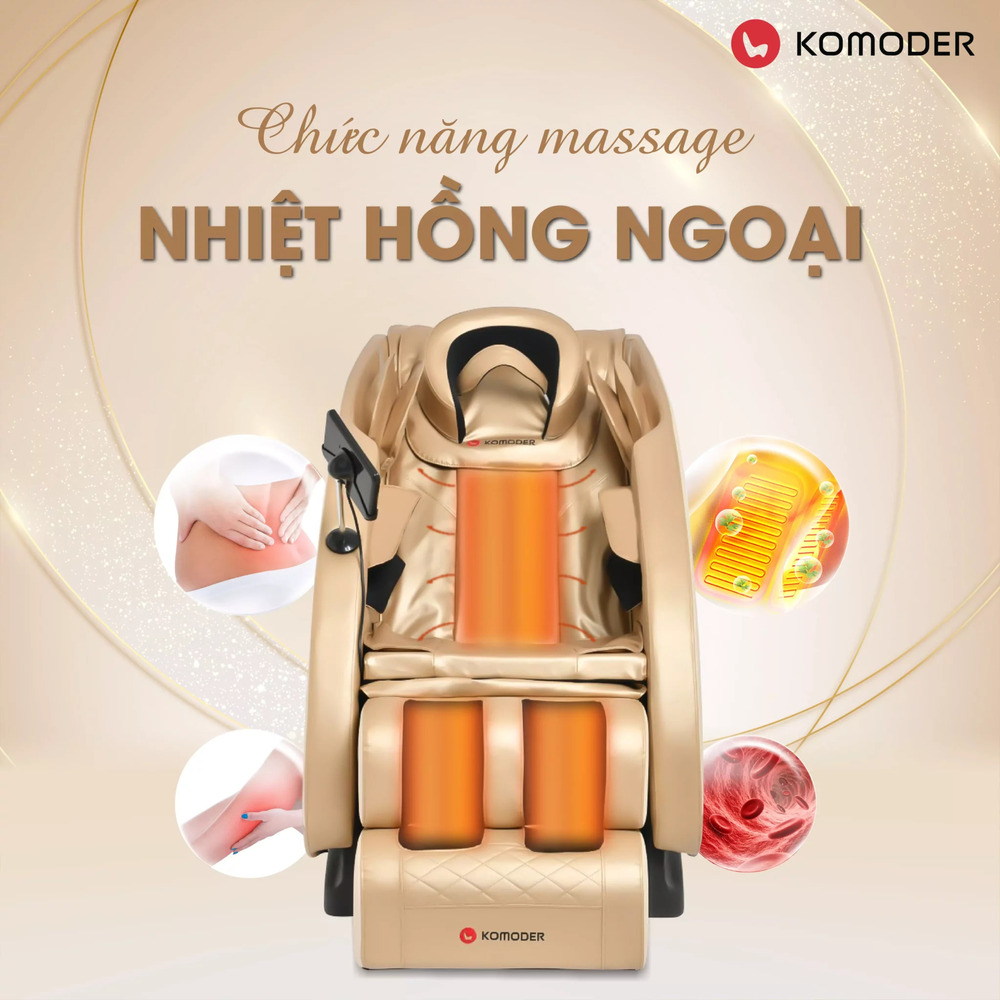 Nhiệt hồng ngoại ghế massage có tốt cho sức khỏe không Nhiệt hồng ngoại ghế massage là gì?