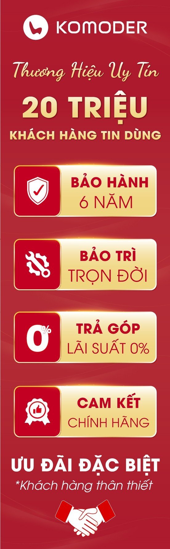 Hậu mãi Komoder