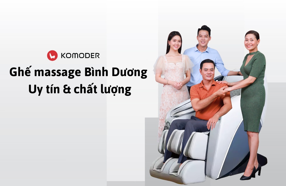 Cửa hàng ghế massage Bình Dương - Bảo hành 6 năm
